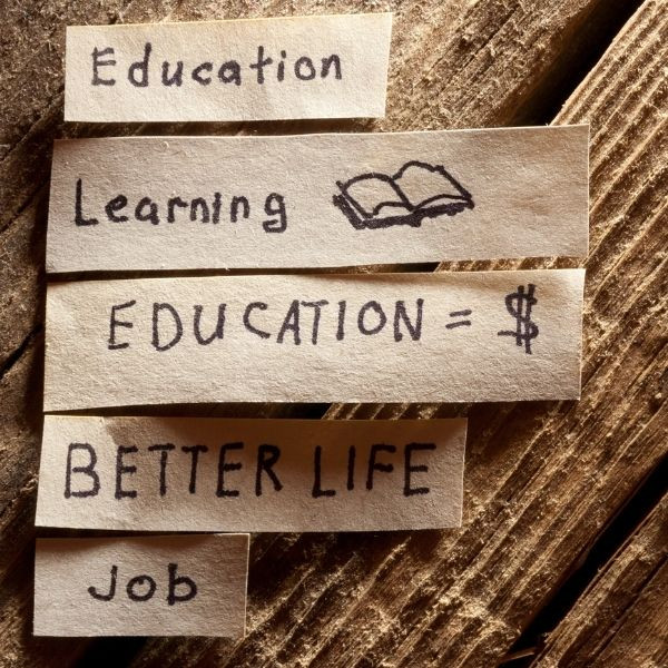 Education = better life