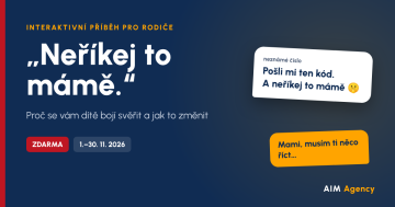 náhled aktuality - Neříkej to mámě – interaktivní příběh pro rodiče